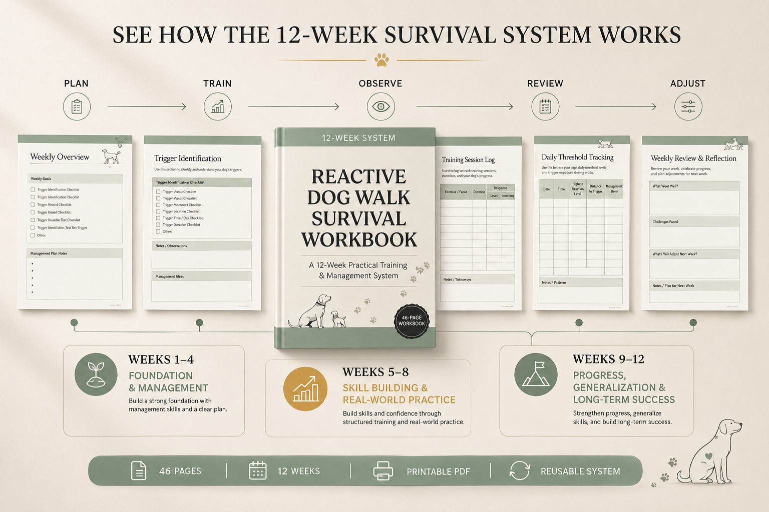Overview of the twelve week training and management system
