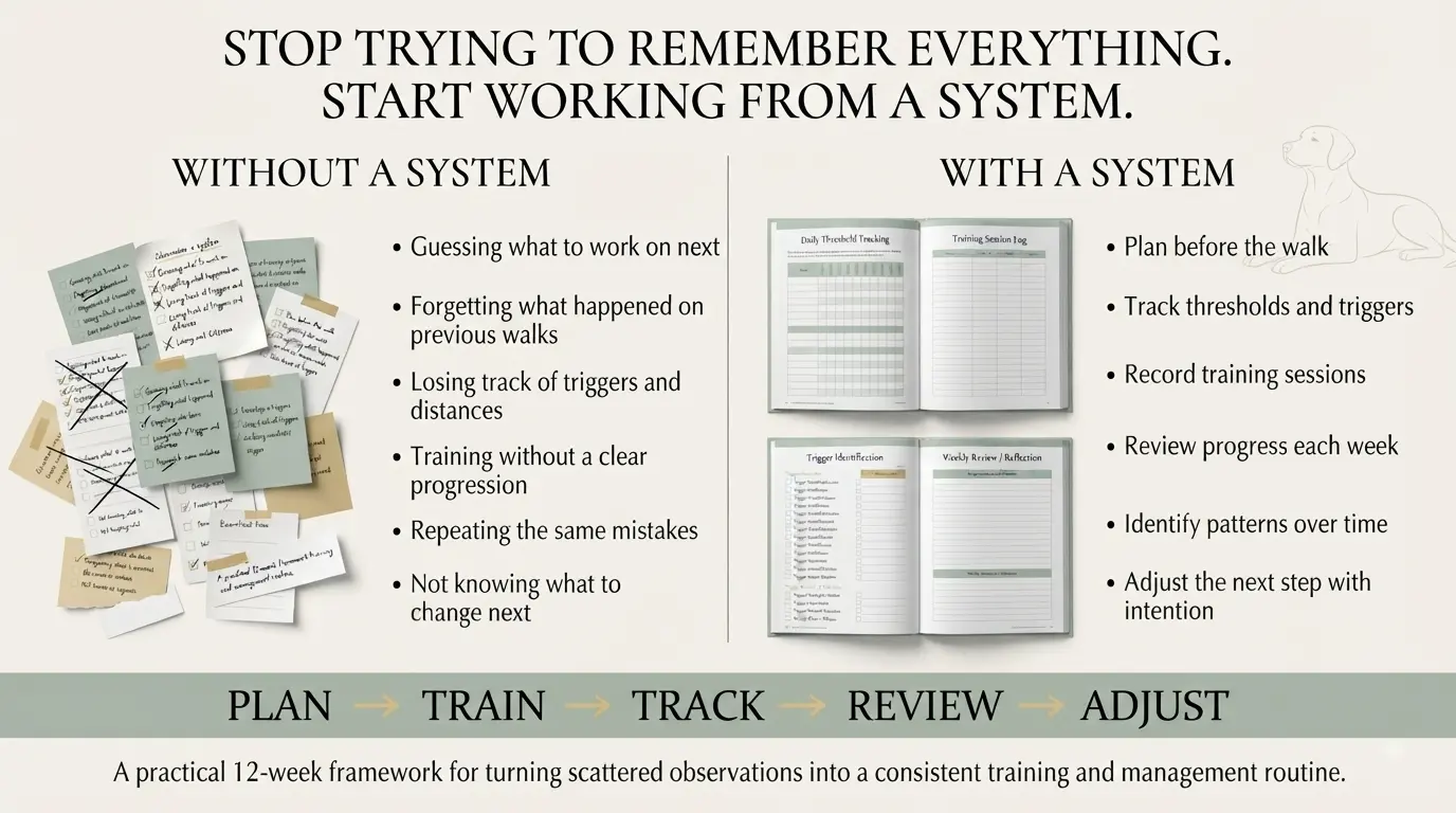 Managing walks without a system versus with the workbook system